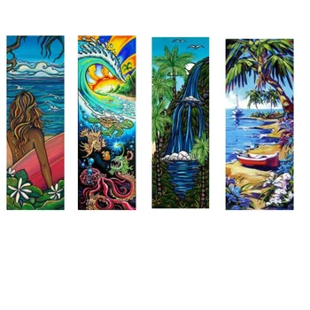 

Full Diamond Painting "water Will Amass Wealth" diy Diamond Embroidery Cornucopia Like Landscape Blessing 3 Size