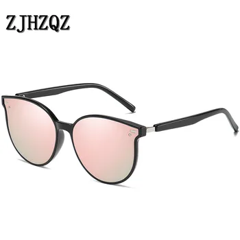 

ZJHZQZ Vintage TR90 Polaroid Sunglasses Womens Men High Quality Brand Designer Fashion Sun glasses For Men Retro Mirror Eyewears