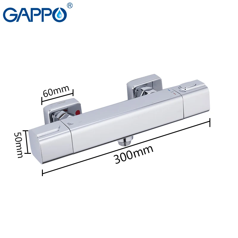 GAPPO shower system thermostatic Bath Shower taps waterfall Bathtub mixer tap rainfall shower thermostat tap torneira
