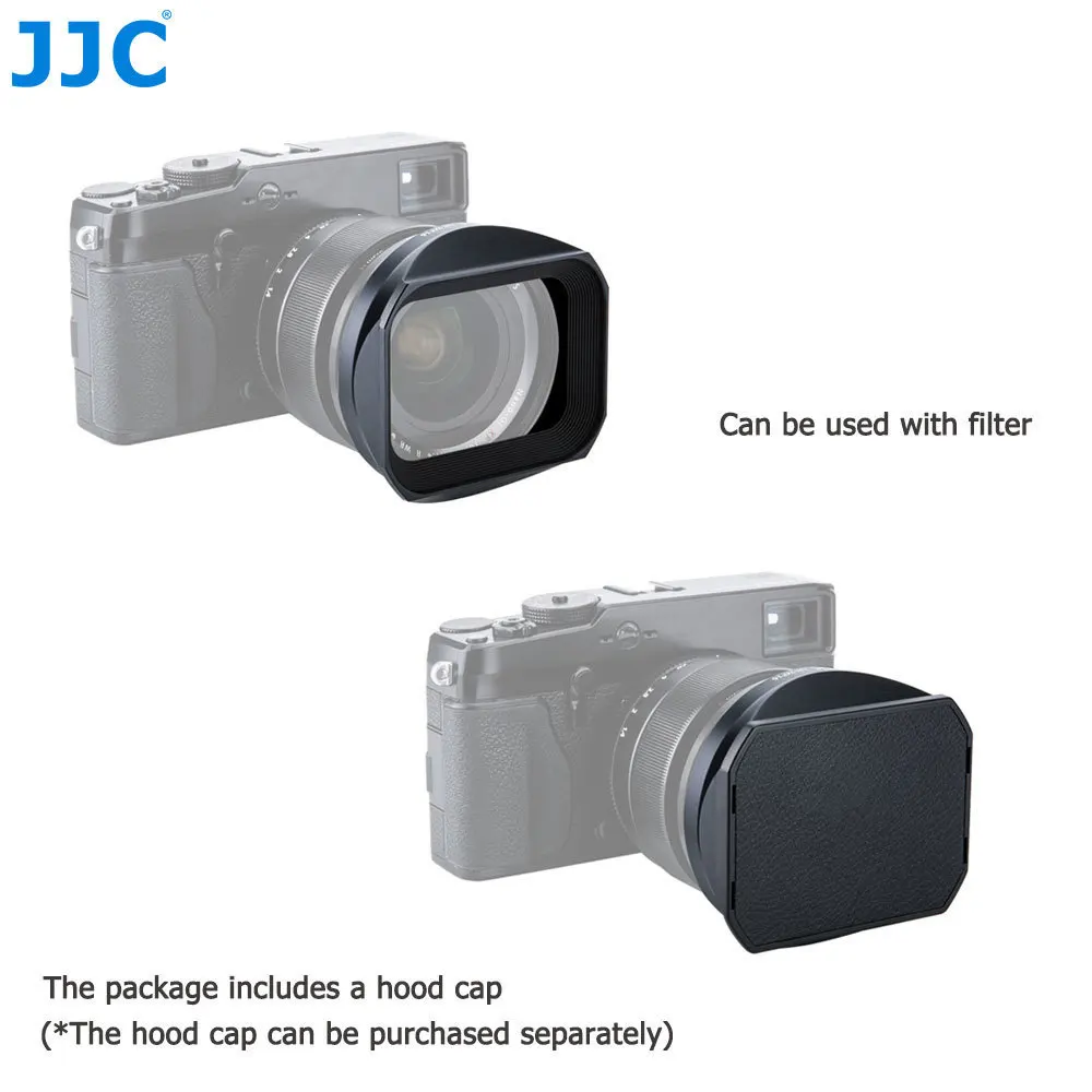 

JJC 62mm Thread Size Black Square Camera Lens Hood Replaces Fujifilm LH-XF23 for FUJINON LENS XF23mm F1.4 R WR