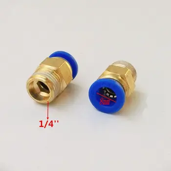 

20pcs/lot 8mm Tube 1/4'' Thread Pneumatic Fitting Quick Joint Connector PC8-2