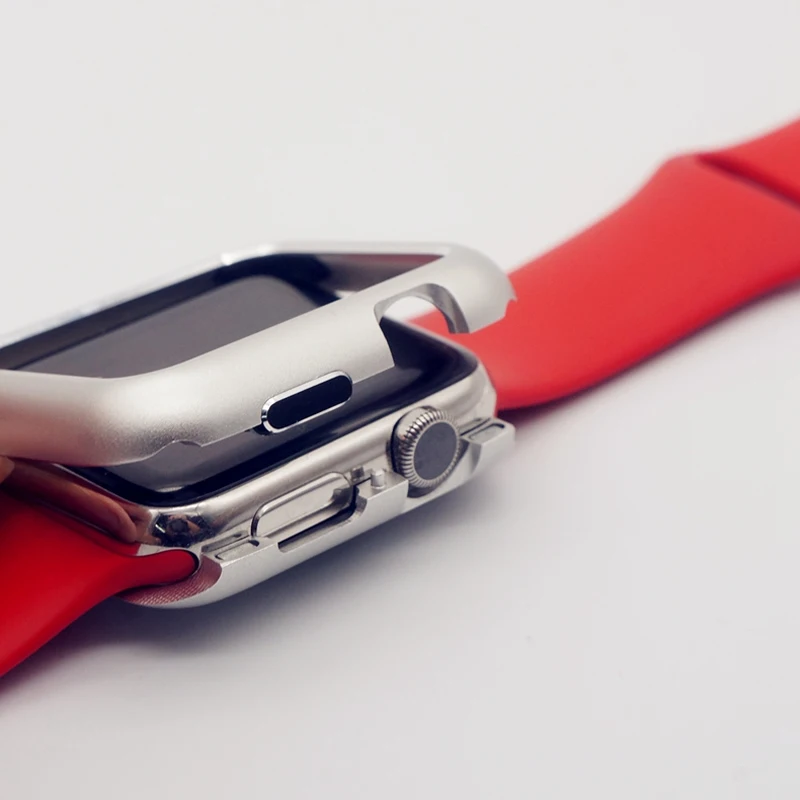 New Transparent Frame Case Clear Ultra Thin Hard Protective Cover For Apple Watch Series 3 Series 2 Series 1 (1)