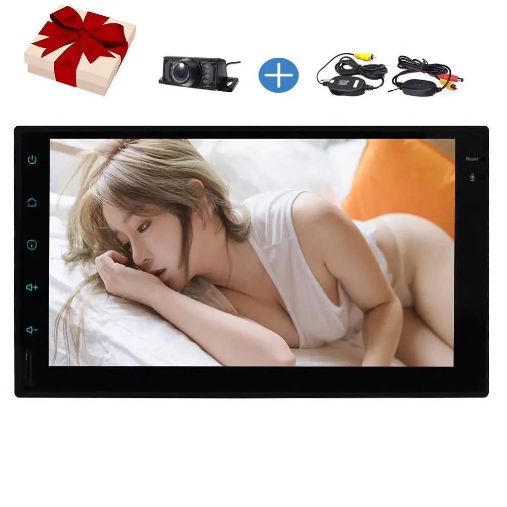 Android 7 1 стерео 2 Din без DVD плеер gps навигации радиоприемник Поддержка Bluetooth/WiFi/OBD2