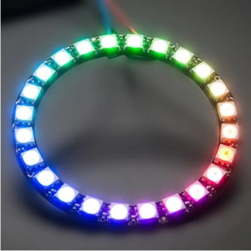 

Thinary Electronic 1pcs RGB LED Ring 24Bit WS2812 5050 RGB LED + Integrated Drivers