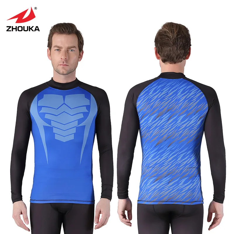 

Men's Compression Tight Yog Run Jogging Suits Clothes Kids Sports Set Long T Shirt and Pants Gym Fitness Workout Tights Clothing