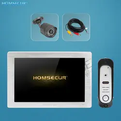 HOMSECUR 7 "AHD Видео дверной телефон домофон с двухполосной домофон BC051HD-S + BM714HD-S