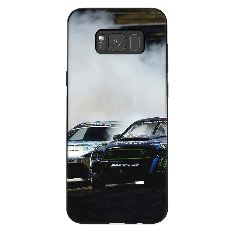 Силиконовый чехол для телефона для samsung A70 A50 A60 A40 A30 A20 A10 A9 A8 A7 A6 A5 A3 J6 крышка Автомобили для дрифта Автогонки JDM оболочки корпуса