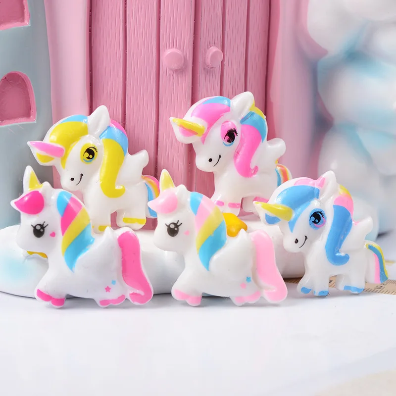 

Resin Color Unicorn Diy Cartoon Material Slime Filler Supplies Clay Charms Lima Para Bebes Creative Interactive Toy for Children