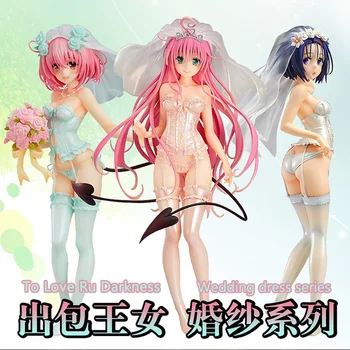 

Japan Anime MaxFactory TO LOVE RU Darkness LaLa Underwear Wedding Ver Pvc Collection action Figurine Gif with Original box