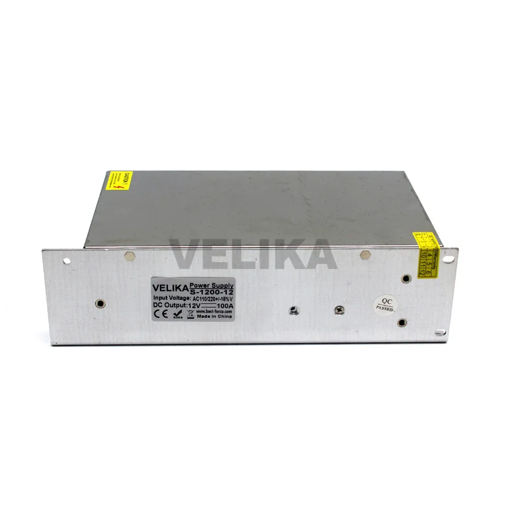 Драйвер адаптера питания DC12V 100A 1200 Вт трансформатор 220 В 110 переменного тока в