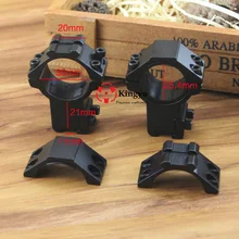 Охотничье высокопрофильное крепление для прицела 30 мм или 25,4 мм кольцо Вивер Пикатинни 11 мм рельс для прицела аксессуары для прицела Hunting caza