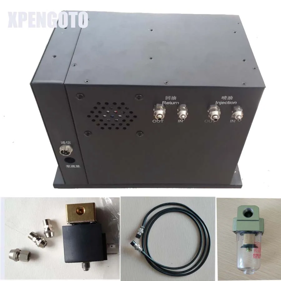 

Weighing tank, measuring diesel common rail injector and pump test bench oil usage for high pressure common rail test bench