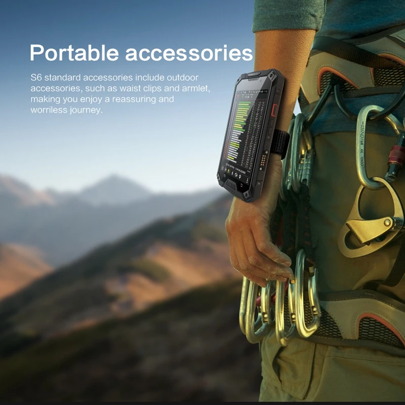 Conquest S6 IP68 Rugged Phone 3GB+32GB Waterproof phone 13MP Face ID NFC 4G Android 6.0 GPS Smartphone+power bank function+RFID
