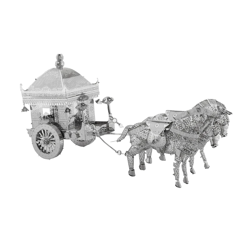 3D metal jigsaw DIY multi style laser cutting jigsaw kits Royal