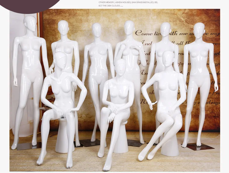 

Professional High Level Female Mannequin Sitting Mannequin With Base Factory Direct Sell