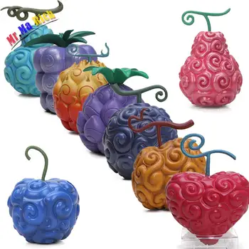 

In Box Anime Devil Fruit Flame-flame Fruit & Gum-gum Fruit Ace Luffy Pvc Figure One Piece Collection Model Dolls
