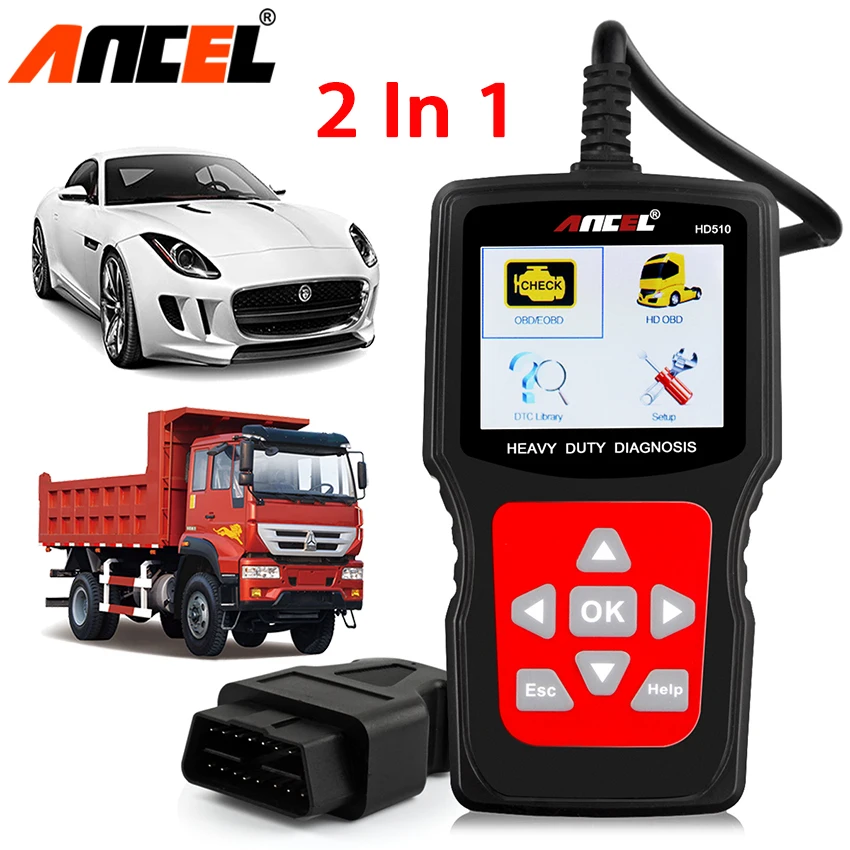2in1-Car-Truck-Diagnostic-Scanner-Ancel-HD510-Heavy-Duty-Code-Reader-Truck-Car-OBD2-Scanner-Car
