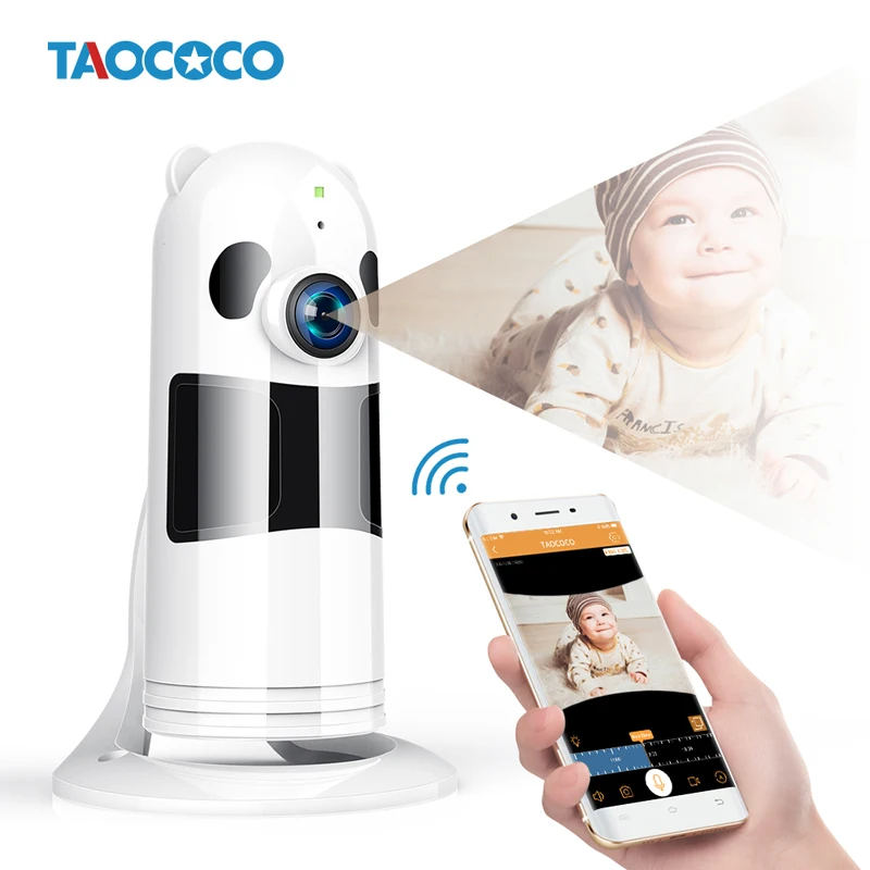 

TAOCOCO Home Security IP Network Camera 960P Wireless WiFi Panda Baby Monitor Motion Detection Mini Camera Surveillance Camera