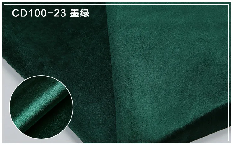 Высококачественные одноцветные итальянские бархатные занавески для гостиной, спальни, балконные занавески на заказ - Цвет: Светло-зеленый