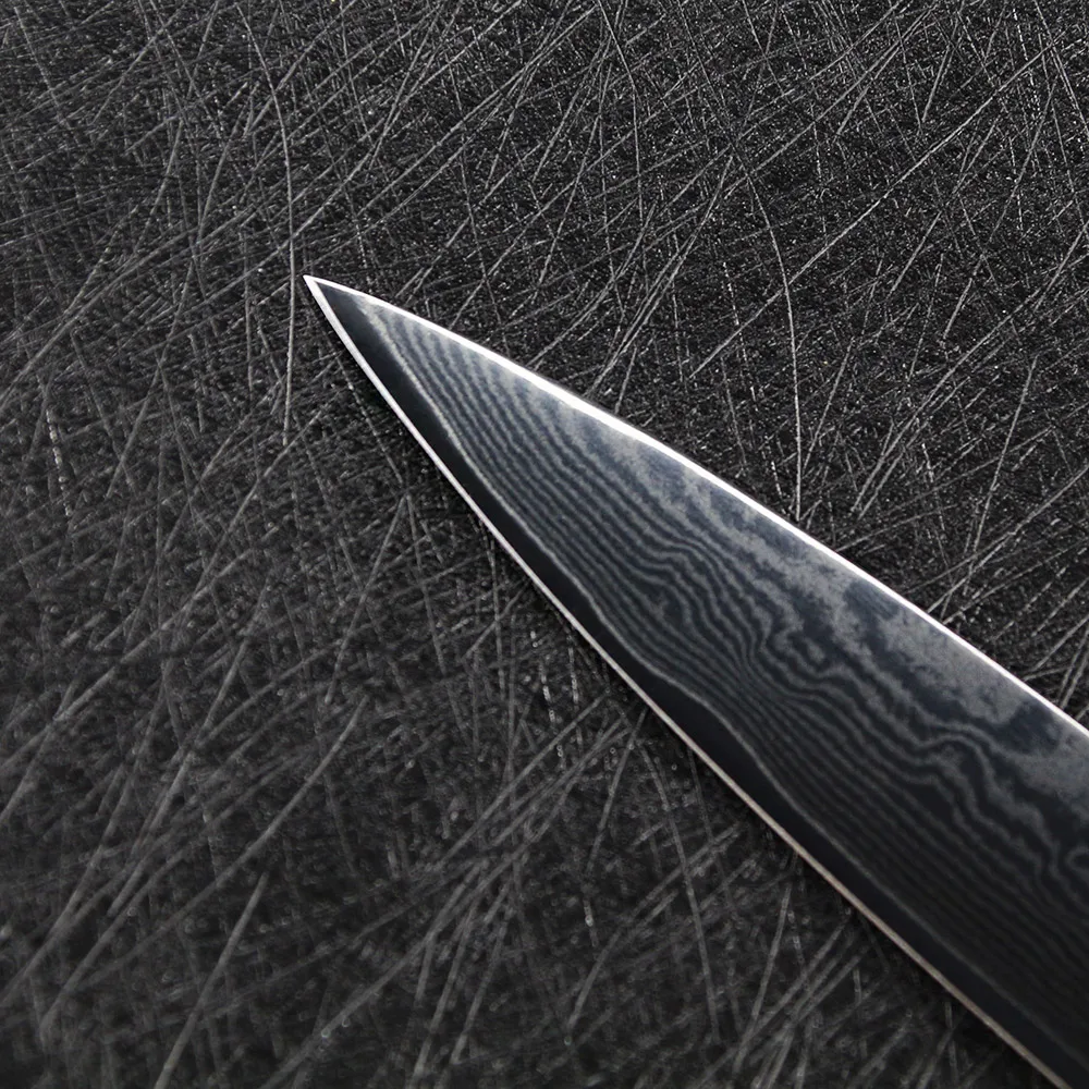 SUNNECKO Дамасские Ножи шеф-повара для нарезки урожая нож сантоку японский VG10 стальные кухонные ножи набор деревянной ручкой Pakka