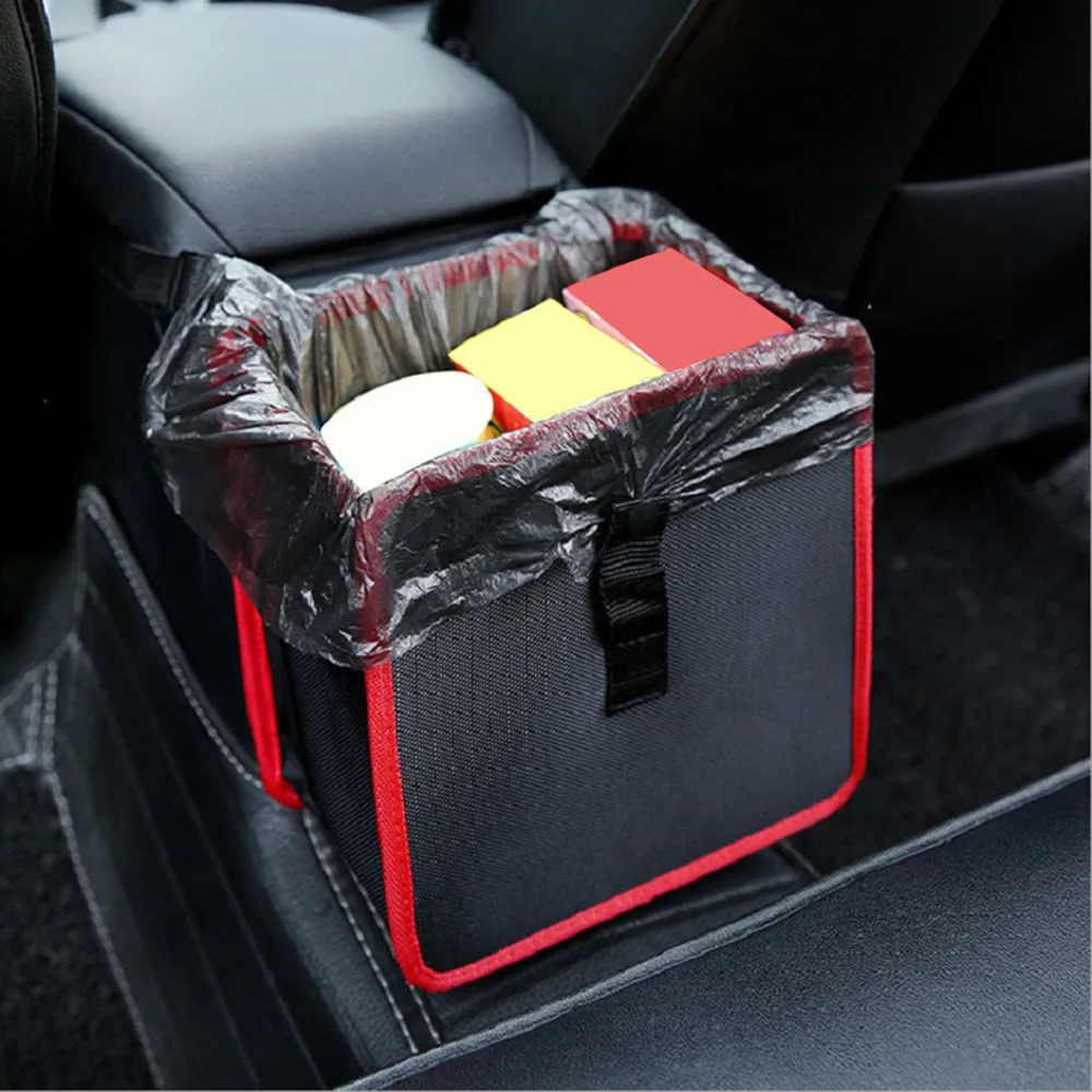 

Car-styling Car Trash Comfortable Car Garbage Can Portable Drive Bin Premium Hanging Wastebasket Seat td0920 dropship