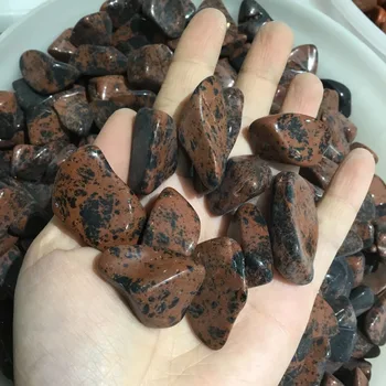 

Natural Red obsidian Tumbled stone polished mineral crystal stones