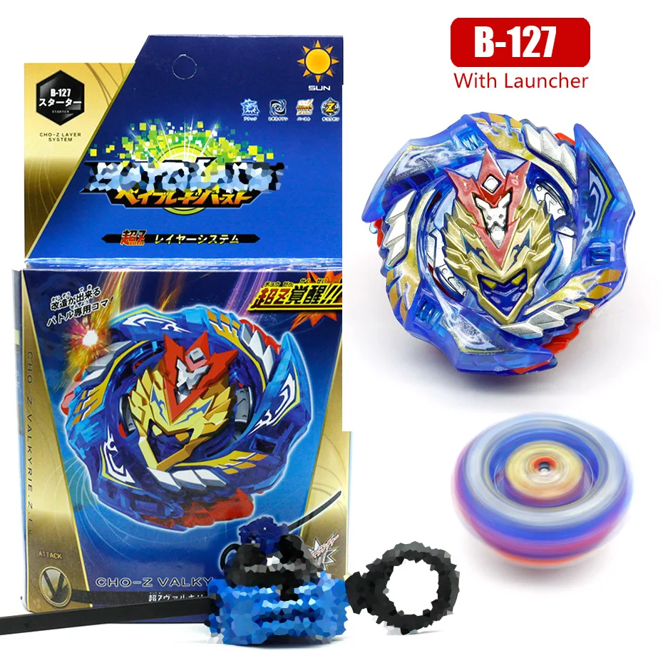 BEYBLADE BURST B-96 B128 B127 SUPER Z тройной набор бустеров BB11910 w/Sword Launcher