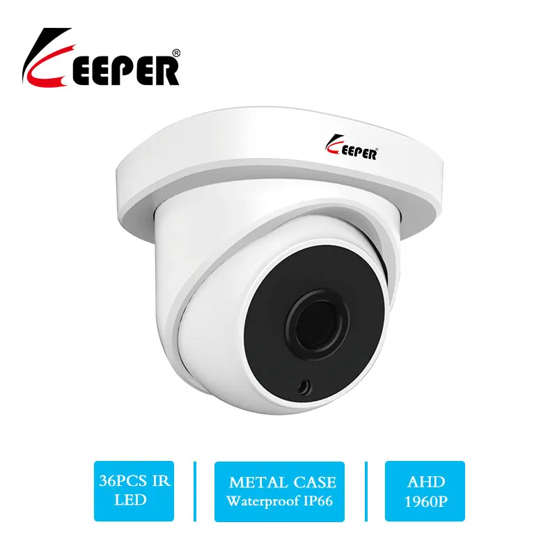

Keeper AHD 5MP Security CCTV Camera Surveillance Indoor Waterproof Camera 2560(H)x1944(V) With IR Cut Filter
