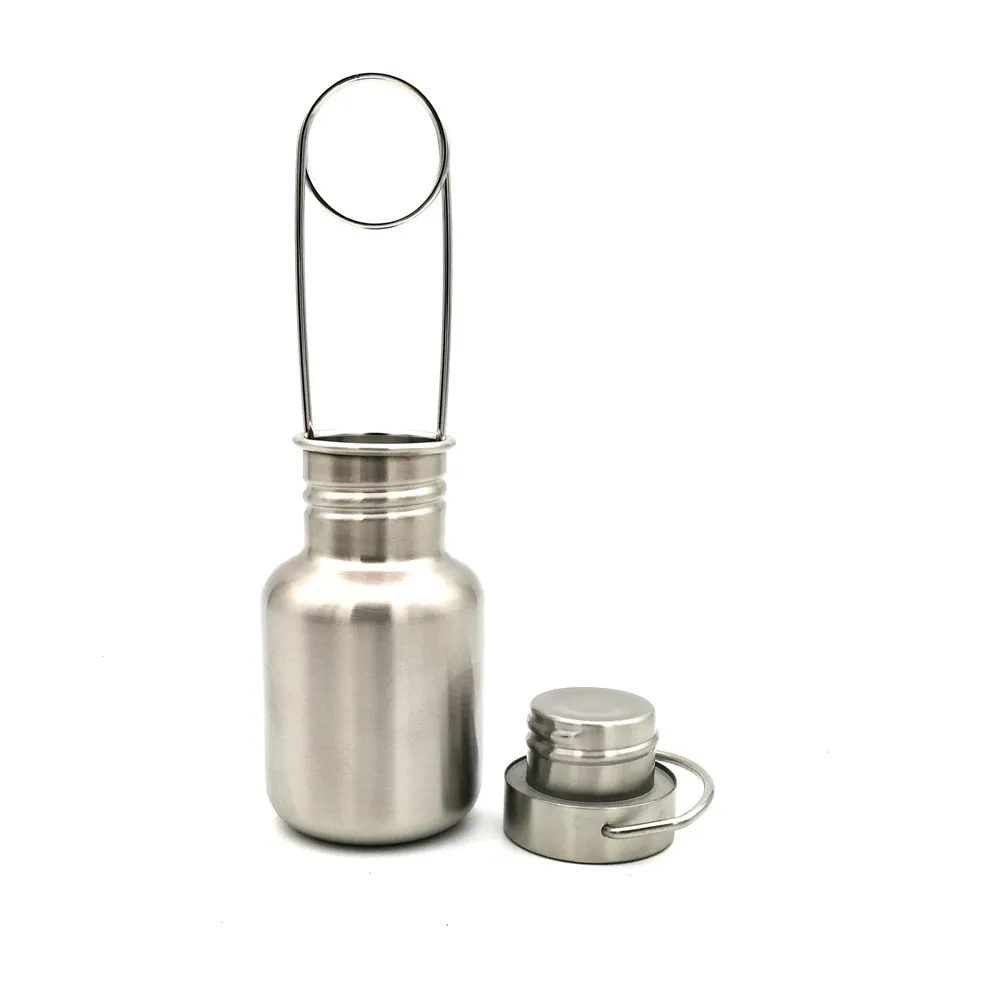 SJ-Maurie de acero inoxidable taza de agua portátil taza con gancho de Camping al aire libre de cocina Picnic vajilla