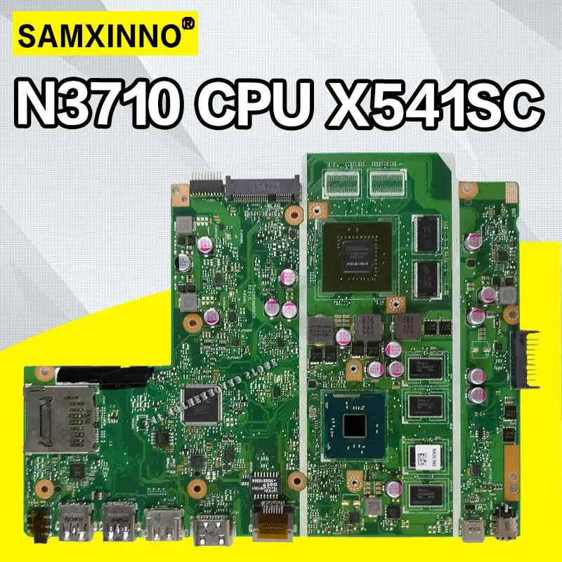 X541SC N3710 CPU 4GB RAM N15V GL1 KB A2 mainboard REV 2.0 For ASUS