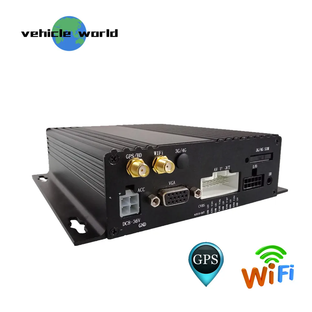 4 канала 2.0MP AHD 1080P Автомобильный прицеп грузовик такси автобус двойная sd-карта