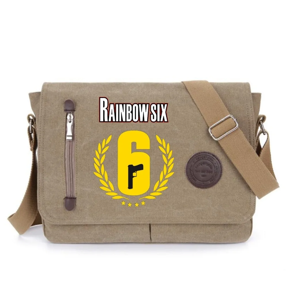 

2018 NEW game anime Rainbow six shoulder bag canvas men women messenger bag shoulder bags student school bag