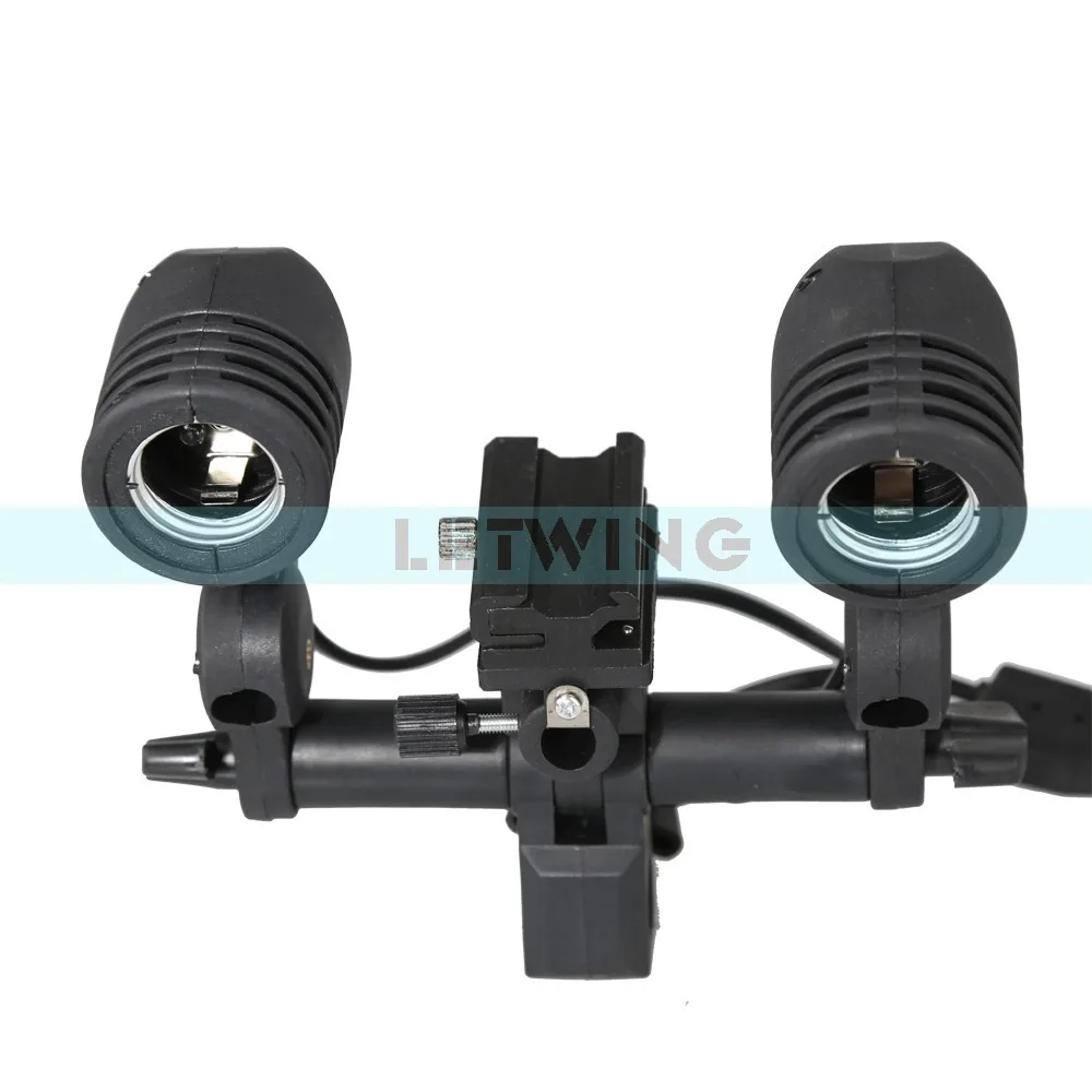 

Dual-Head E27 Bulb Swivel Adapter Lamp Holder+ B-Type Speedlite Flash Bracket Hot Shoe Adapter Umbrella Holder
