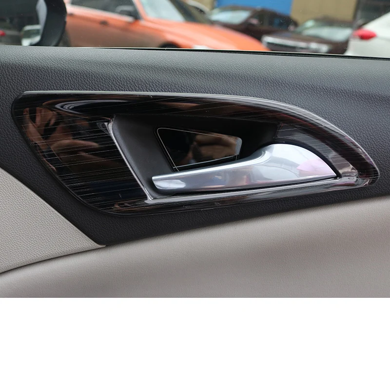 Lsrtw2017 нержавеющая сталь двери автомобиля Dowl панель ручка рамка планки для Opel Astra K