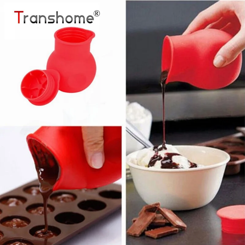 

Transhome Dessert Cups Silicone Can Microwave Chocolate Melting Cup Butter Milk Melting Pot Chocolate Sauces Pot Dessert Tools