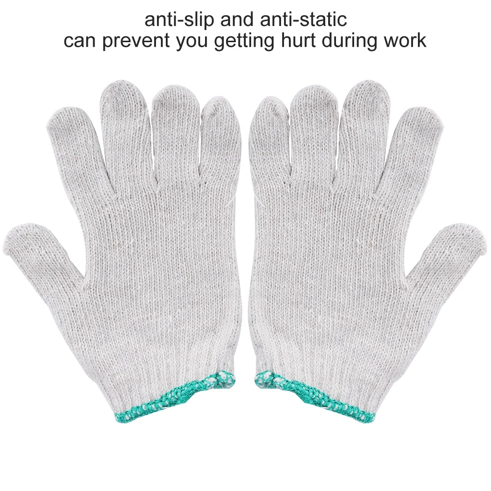 10 пар нейлоновые Нескользящие защитные рабочие перчатки носимые дышащие Рабочие Перчатки Горячая Распродажа 2019 Новые