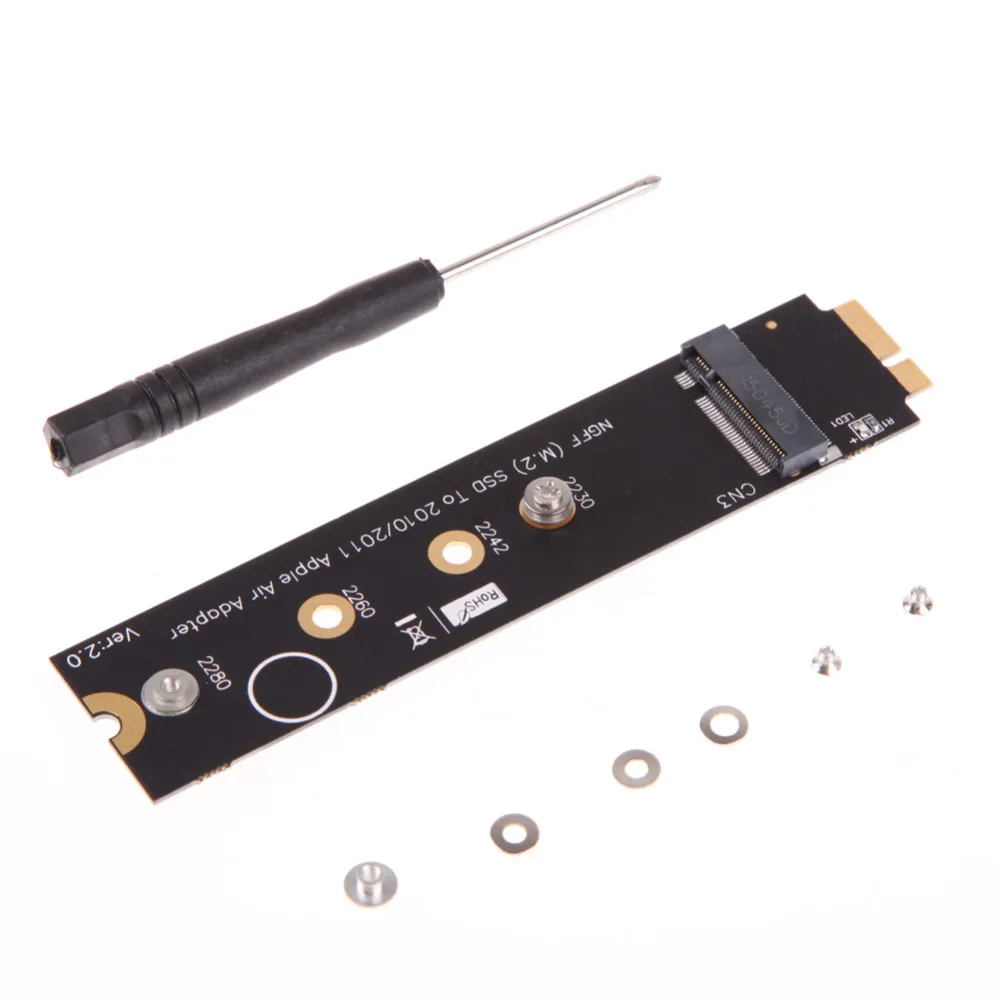 

M.2 (NGFF) SSD to 18 Pin SSD Adapter Connector for 2010-2011 for MACBOOK Air High Quality No Drivers Needed Computer Accessories