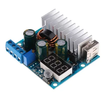 

DC-DC 3-32V to 3-35V 100W Adjustable Step Up Power Supply Module 100W LED Digital USB Voltage Boost Converter