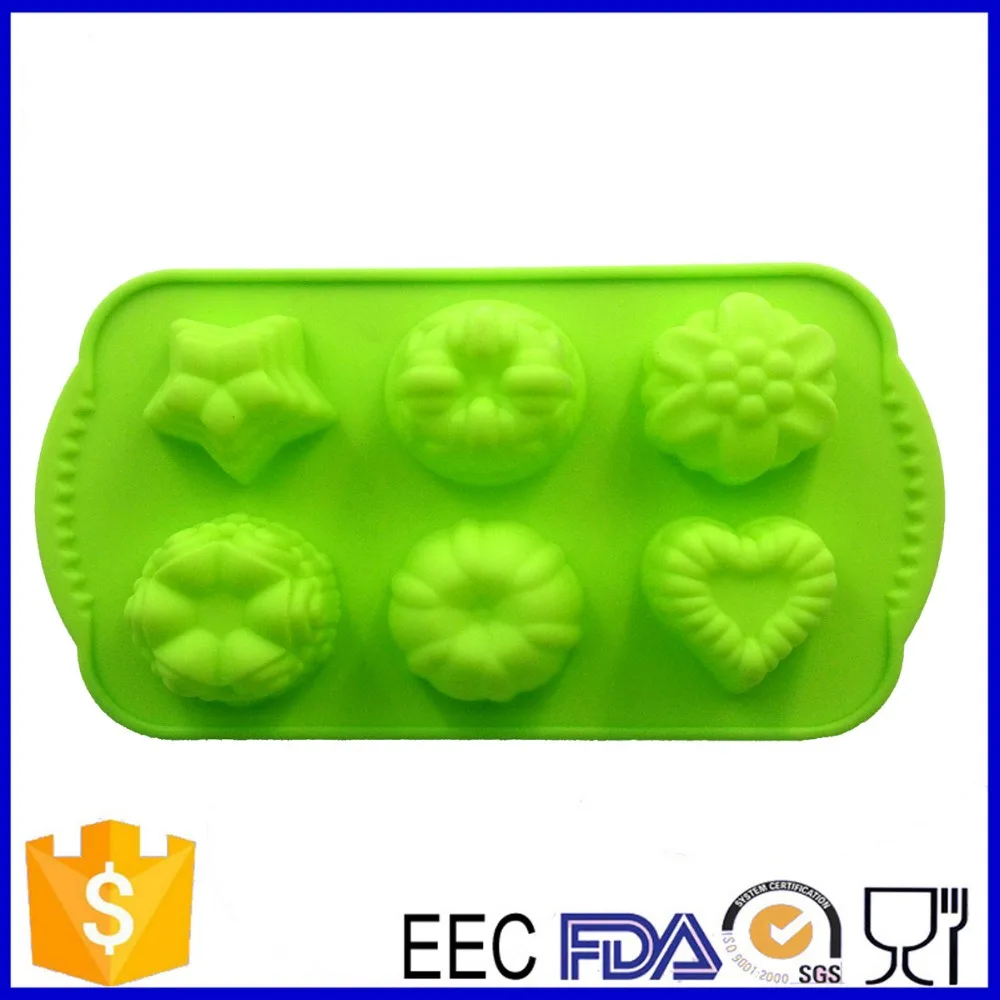 1pcs Flower Big Cake mold silicone pastry molds bread baking DIY moulds