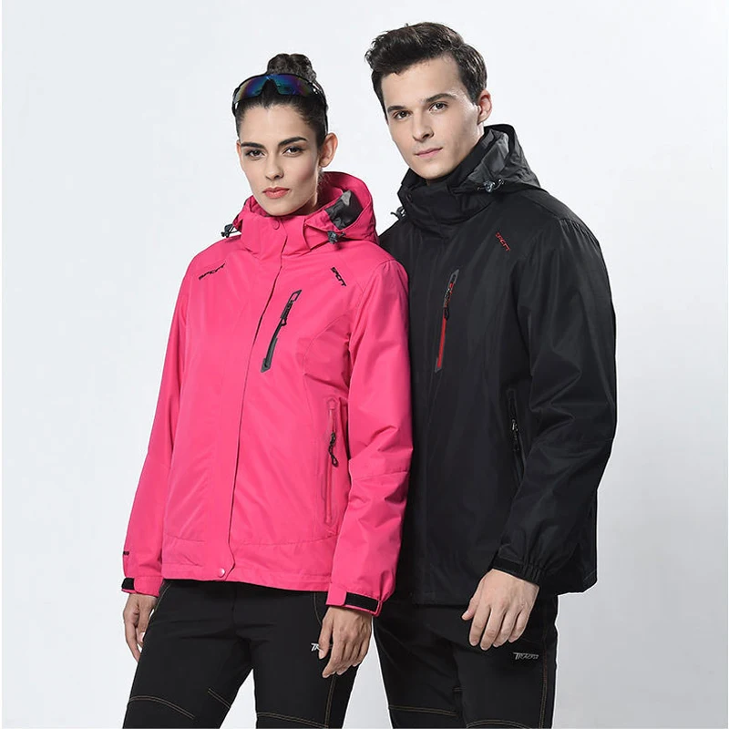 Liefhebbers Stijl 3 in 1 Outdoor Windjack 2 in 1 Mens wandelen Jassen Polar Fleece Voering 2 Stuks Vrouwen Trekking Camping Warm jas Liefhebbers Stijl 3 in 1 Outdoor Windjack 2 in 1 Mens wandelen Jassen Polar Fleece Voering 2 Stuks Vrouwen Trekking Camping Warm jas