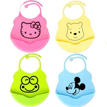 Высокое качество силикагель Детские Мультяшные нагрудники Водонепроницаемая бандана унисекс модные Слюнявчики регулируемые Babetes детские вещи