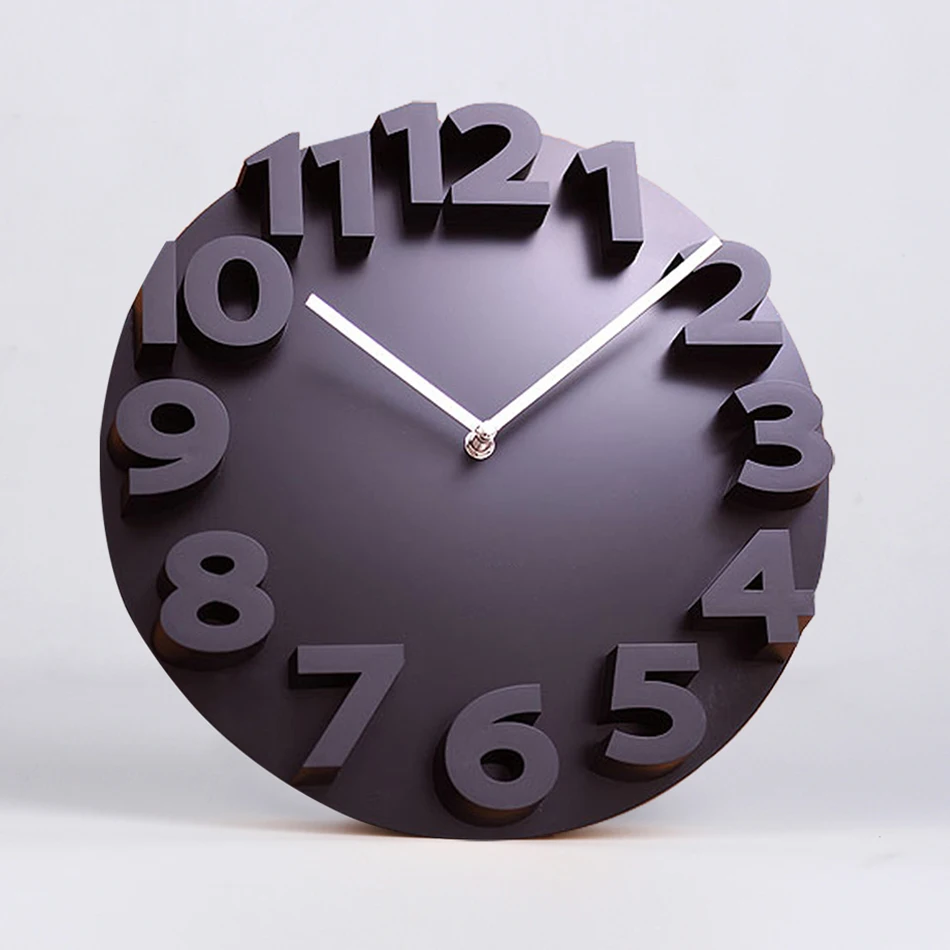 modern digital clock 3d