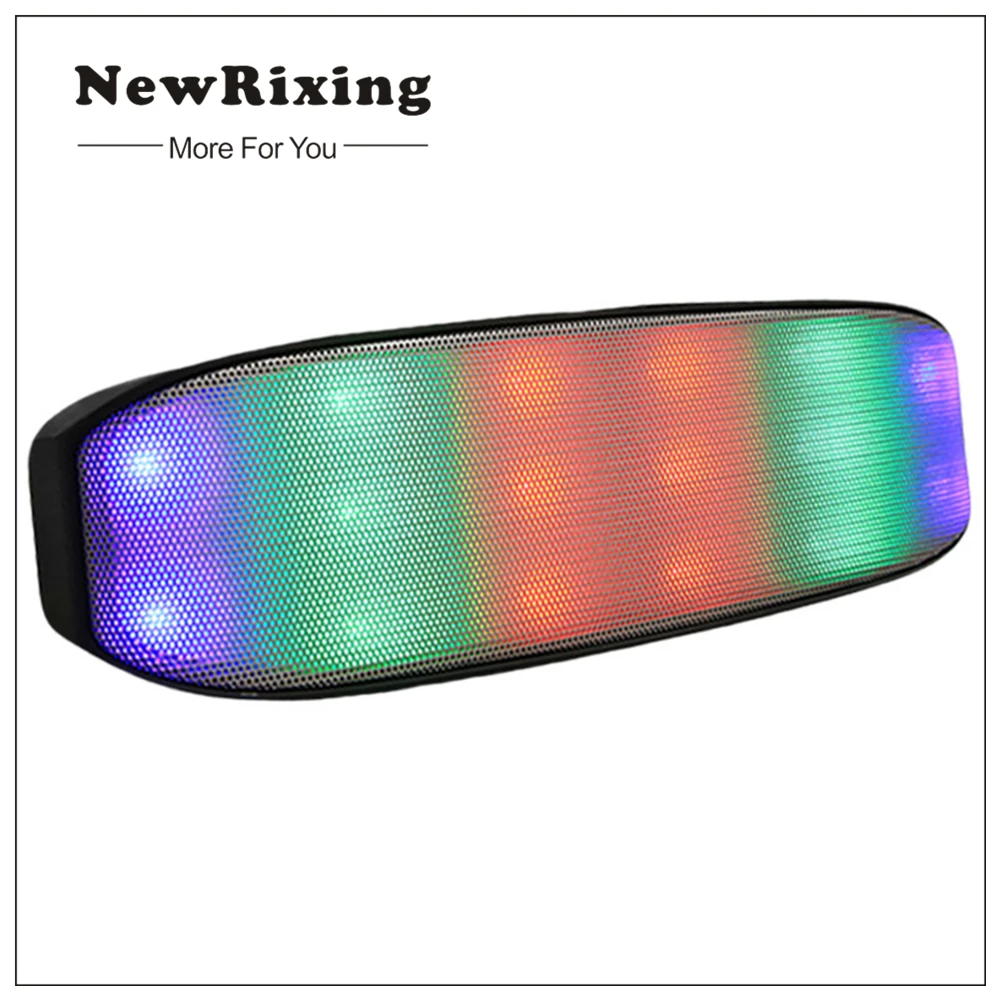 

NewRixing Bluetooth Speaker Portable Mini Speaker for Phone Handsfree Sound Box Music Player for Computer Support TF USB Aux in