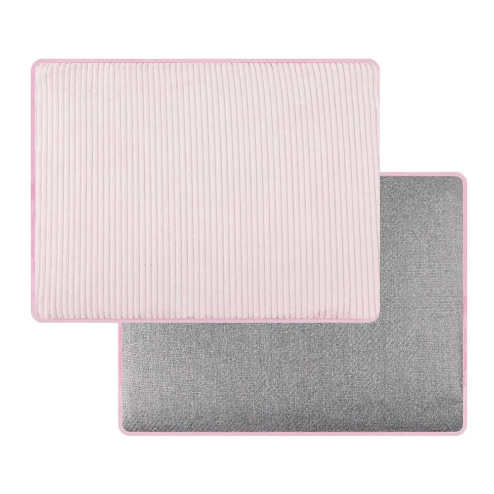 Pink Миска для кошек, коврик для собак, коврики для собак, коврик для кошек, коврик для корма, коврик для домашних животных, Нескользящие товары для домашних животных 50*40 см - Цвет: Pink