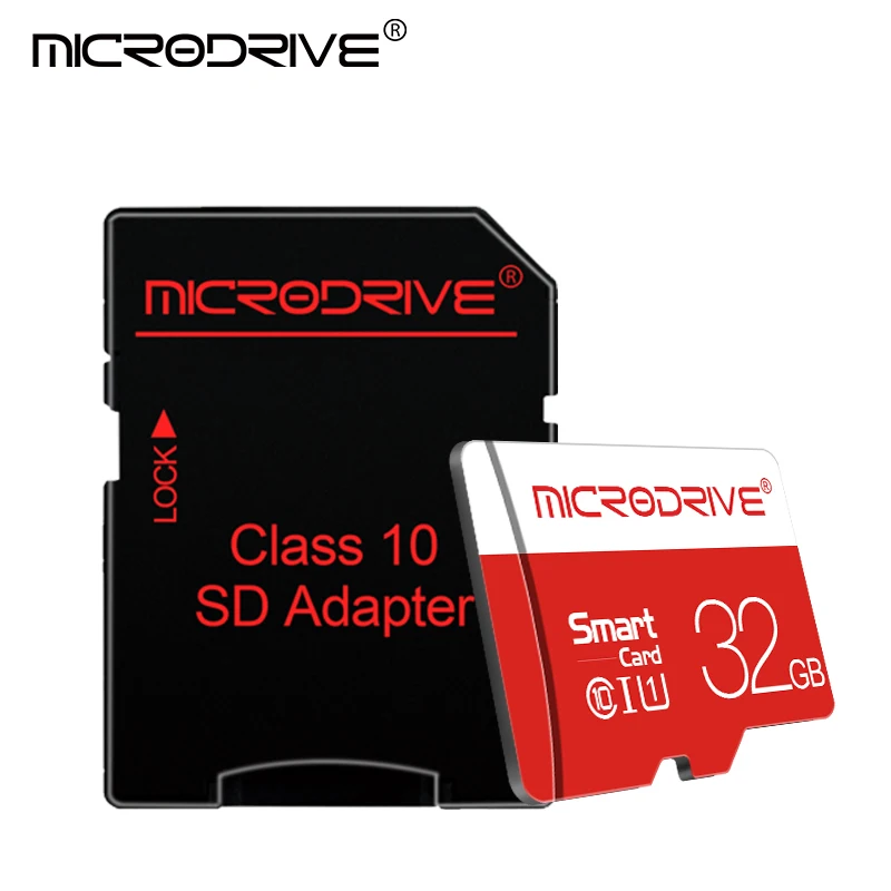 Карта памяти MicroDrive, 64 ГБ, 128 ГБ, micro sd карта, 8 ГБ, 16 ГБ, 32 ГБ, класс 10, флеш-накопитель, sd карта для мобильного телефона