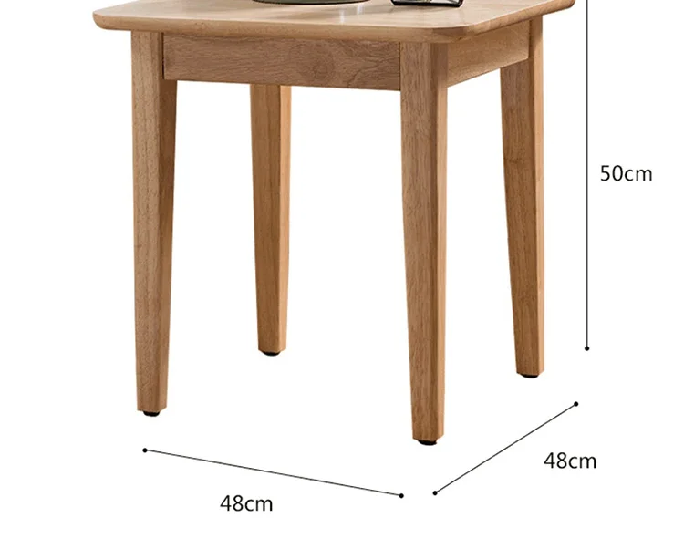 100% Wood tea table telephone table white black brown wood coffee table computer desk Oak living room furniture tafeltje mesa