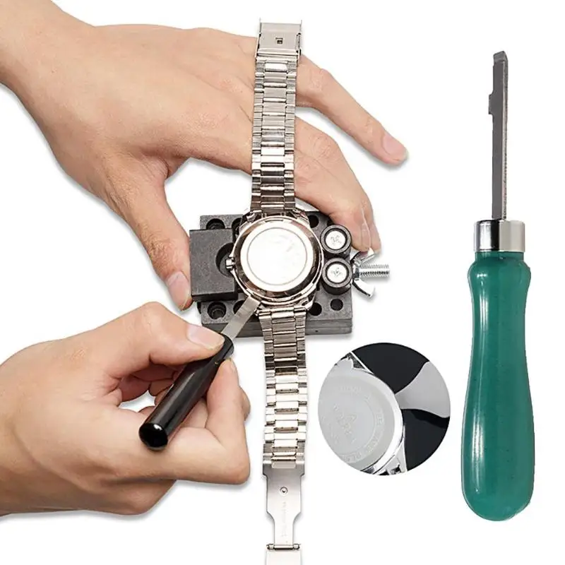 

Opening Watch Repair Tool Kit Clock Back Cover Watch Case Opener Remover Tool