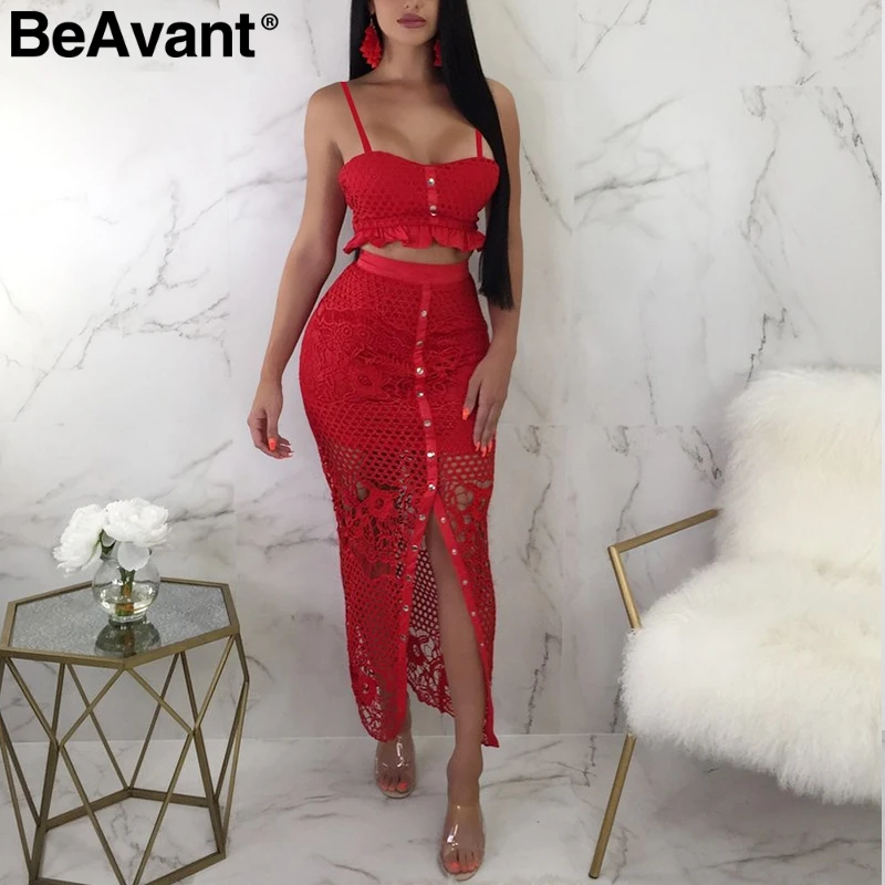 BeAvant, сексуальный комплект из двух предметов, женское летнее платье, на тонких бретельках, на пуговицах, длинное платье, элегантные, открытые, вечерние, Клубные, женские платья