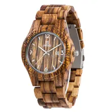 Rare Slim Wood Watch Wooden Japan Original Import VJ32 Rare Slim Movement Uwood Wood Watch Wooden In 4 Color