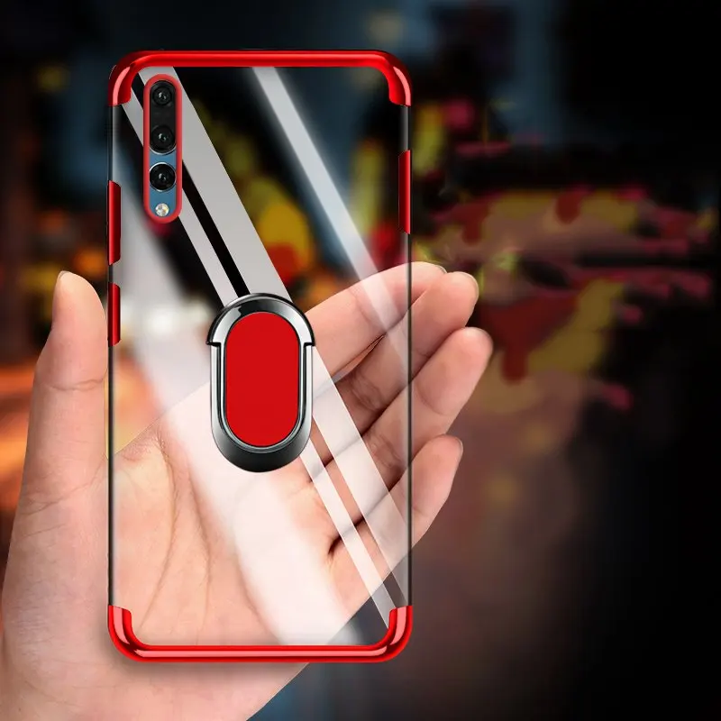 Ultra Thin Slim Plating TPU Soft Back Cover Case for Huawei P20 P30 Pro Lite Mate 20X 20Pro Nova 2S |